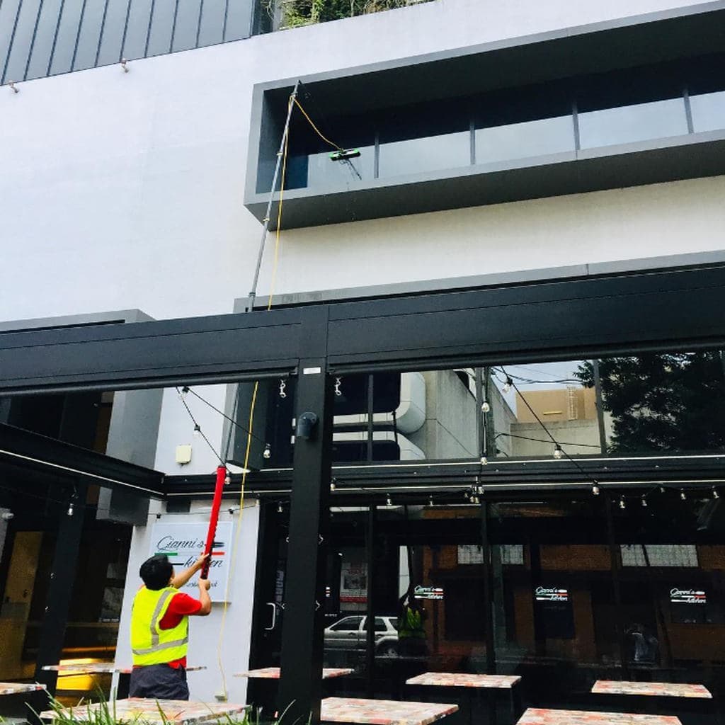 Commercial shopfront exterior in Brisbane